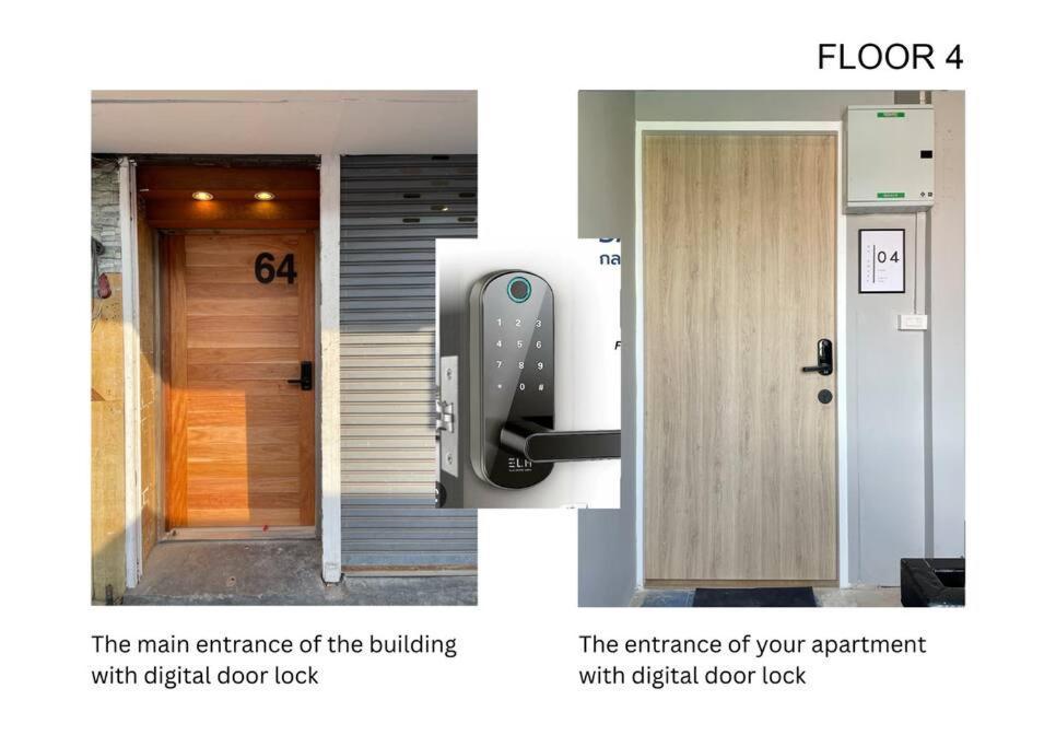 Fl4 Entire Apartment,2br,balcony,5min To Khaosan Apartamento Banguecoque